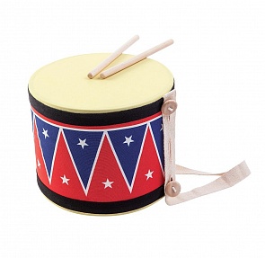 Барабан большой с 2 палочками (Plan Toys, 6412k)